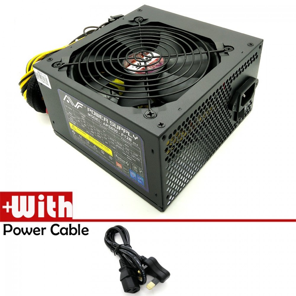 Official AVF Gaming Power Supply with Extreme Power 650W Official AVF Gaming Power Supply with Extreme Power 650W