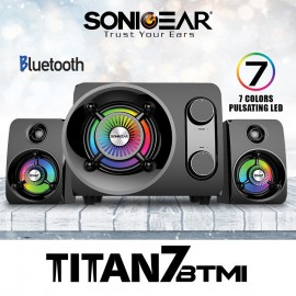 image of Official Sonic Gear Titan 7 Pro BTMI Bluetooth LED Multimedia Speaker Ultra Bass