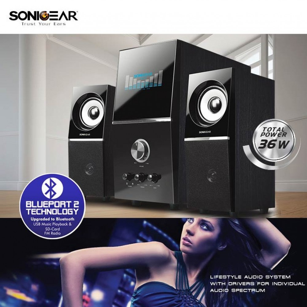 Official Sonic Gear Evo 5 Pro 2.1 Channel PC Speakers 2.1 New Model Official Sonic Gear Evo 5 Pro 2.1 Channel PC Speakers 2.1 New Model