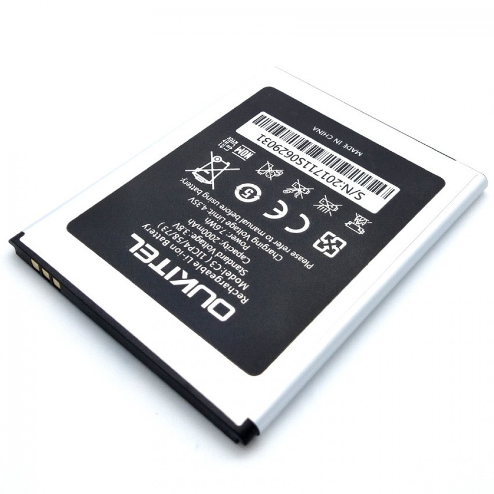 Oukitel C3 Li-Polymer Battery 2000mah (T9-3) Oukitel C3 Li-Polymer Battery 2000mah (T9-3)