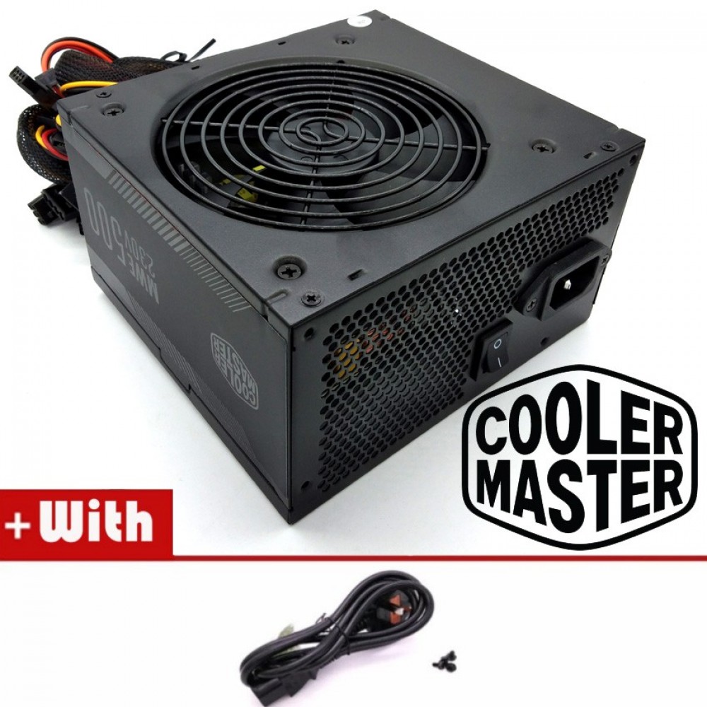 Official Cooler Master MWE500 Reliable and Energy Efficient 500W Power Supply Official Cooler Master MWE500 Reliable and Energy Efficient 500W Power Supply