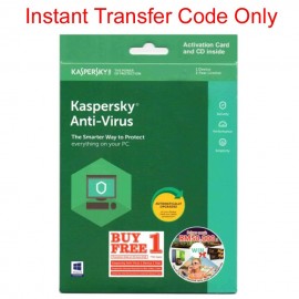 image of Kaspersky Anti Virus 2018 For 2 PC/1Device.1Year Instant Transfer Code Only