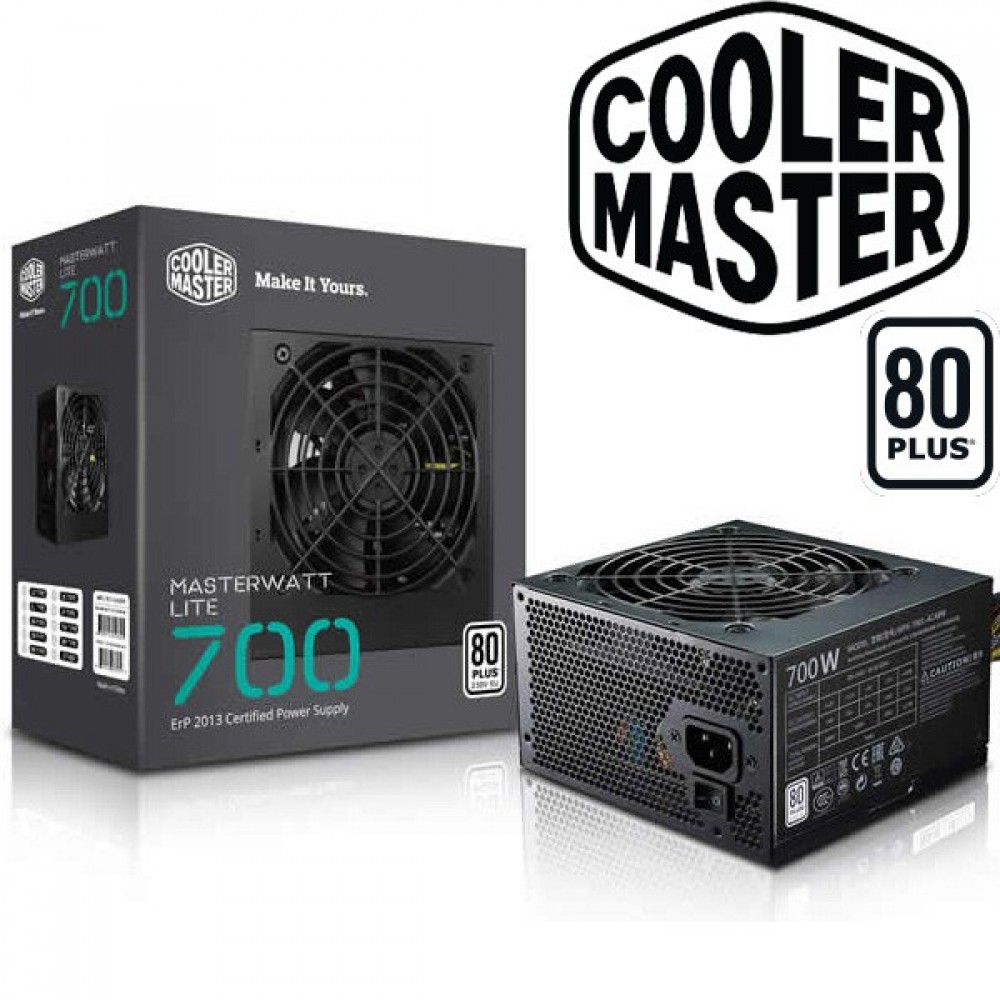 Official Cooler Master MasterWatt Lite 700W 80Plus Power Supply Official Cooler Master MasterWatt Lite 700W 80Plus Power Supply