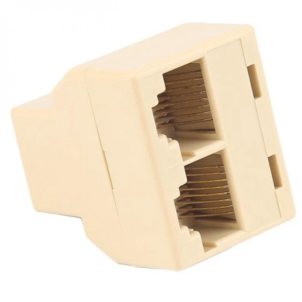 Protable Ethernet Network Cable Connector Adapter RJ45 CAT5 6 Splitter 1 to 2 Protable Ethernet Network Cable Connector Adapter RJ45 CAT5 6 Splitter 1 to 2