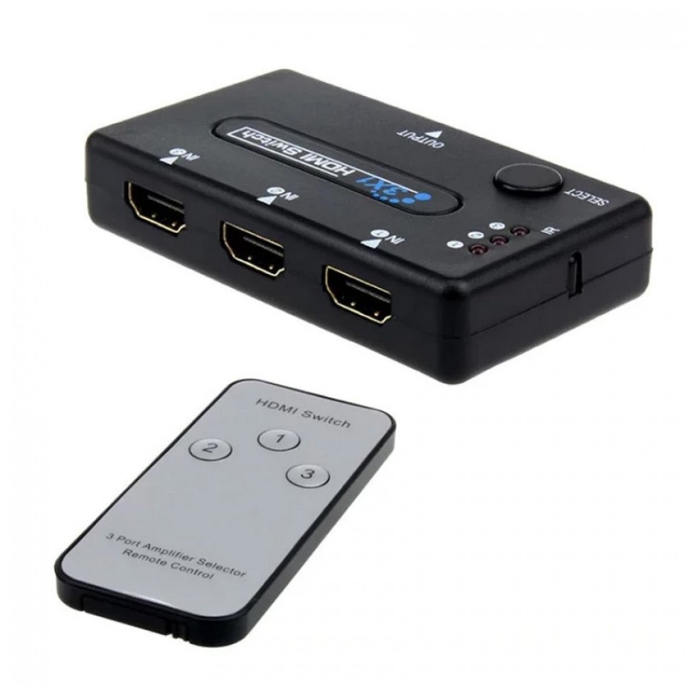 HDMI 1.4 Switch 1080P 3 input and 1 output HDMI 1.4 Switch 1080P 3 input and 1 output