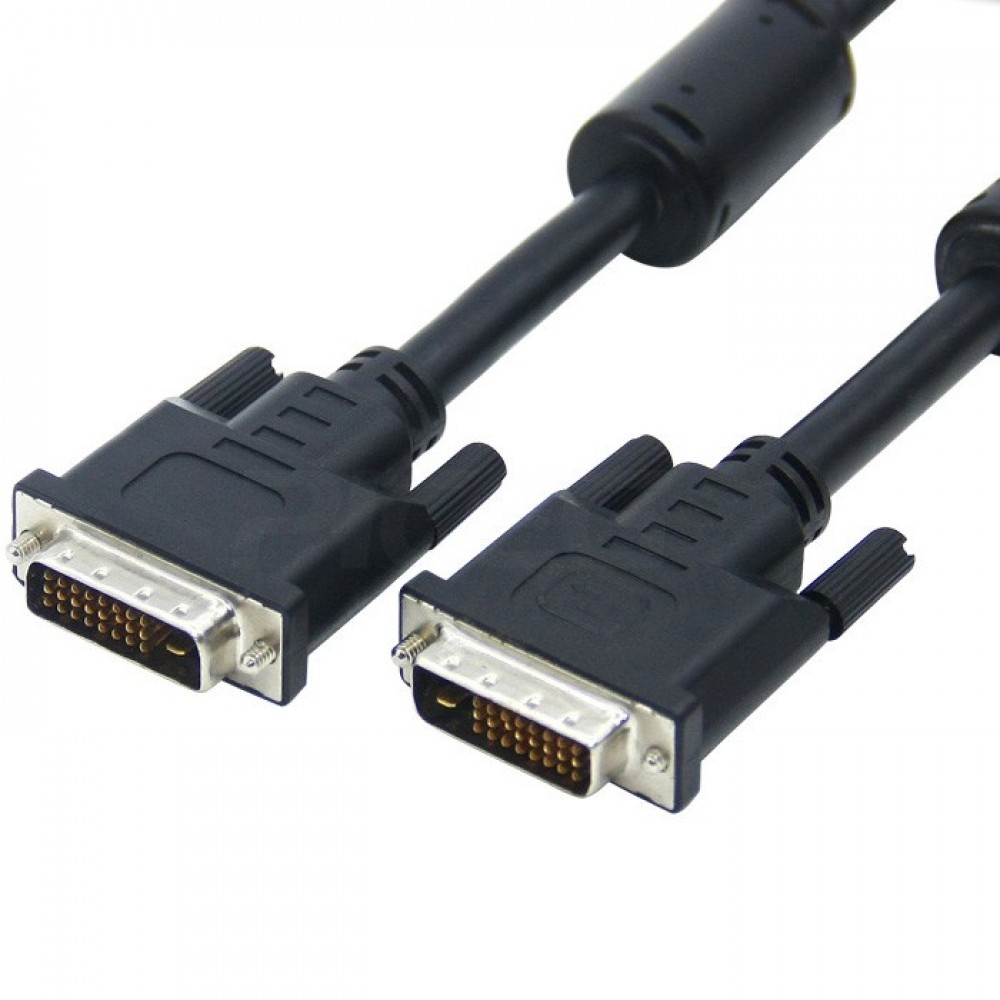1.8M DVI 24+1 Pin Male To 24+1 Pin Male Digital Monitor Video Copper Cable(P7-3) 1.8M DVI 24+1 Pin Male To 24+1 Pin Male Digital Monitor Video Copper Cable(P7-3)