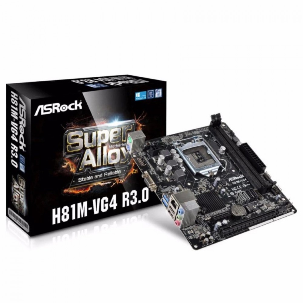 Asrock H81M-VG4 R3.0 Usb3.0 Support Socket 1150 Asrock H81M-VG4 R3.0 Usb3.0 Support Socket 1150