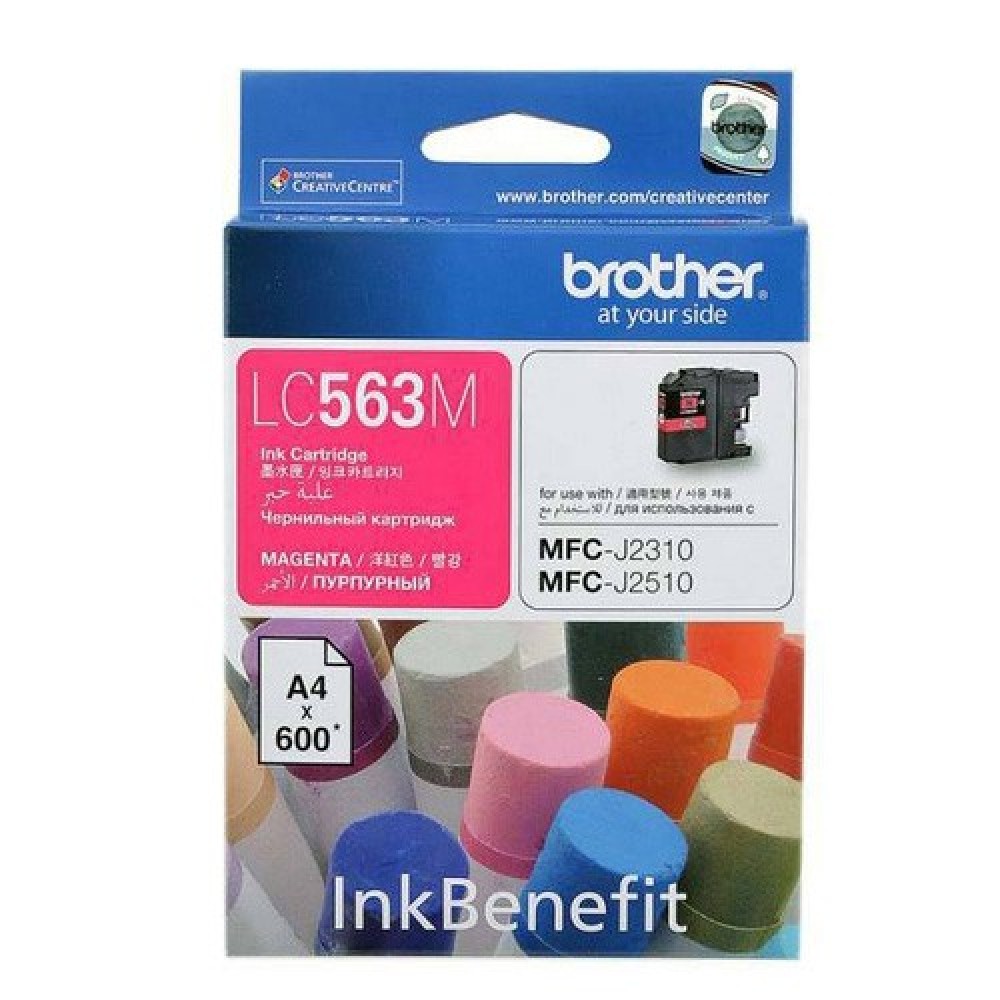 Original Brother LC-563M Magenta Ink Cartridge Original Brother LC-563M Magenta Ink Cartridge