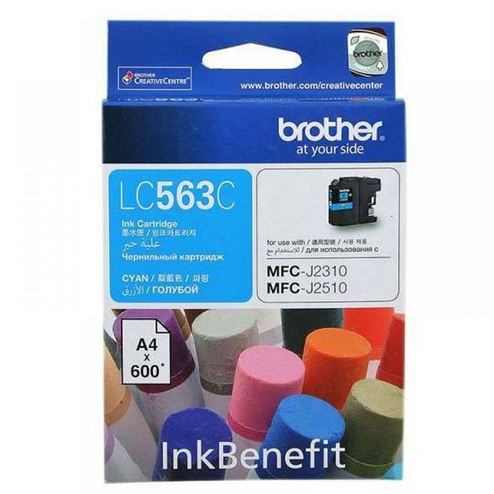 Original Brother LC-563C Cyan Ink Cartridge Original Brother LC-563C Cyan Ink Cartridge