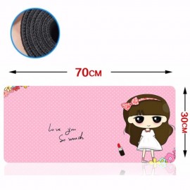 image of 70 x 30 x 0.2cm Gaming Mat Non-slip Anti Fray Stitching Beautiful Mouse Pad