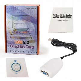 image of FY1650 USB to VGA Display Adapter Extra Monitor Display USB2.0 (B2-3)