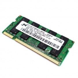 image of 100% working Micron 2GB DDR2 800Mhz Laptop SODIMM RAM Without Packing Box(T11-4)