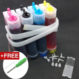 image of 4 Color CISS Kit With Ink Tank & Accessories Free 3.66MM hand drill For Canon
