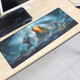 image of Dota2 DT123 80 x 30 x 0.2cm Gaming Mat Non-slip Anti Fray Stitching Mouse Pad