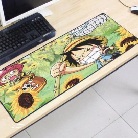 image of One Piece OP18 80 x 30 x 0.2cm Gaming Mat Non-slip Anti Fray Stitching Mouse Pad