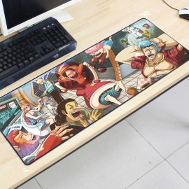 image of One Piece OP67 80 x 30 x 0.2cm Gaming Mat Non-slip Anti Fray Stitching Mouse Pad