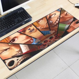 image of One Piece OP45 80 x 30 x 0.2cm Gaming Mat Non-slip Anti Fray Stitching Mouse Pad