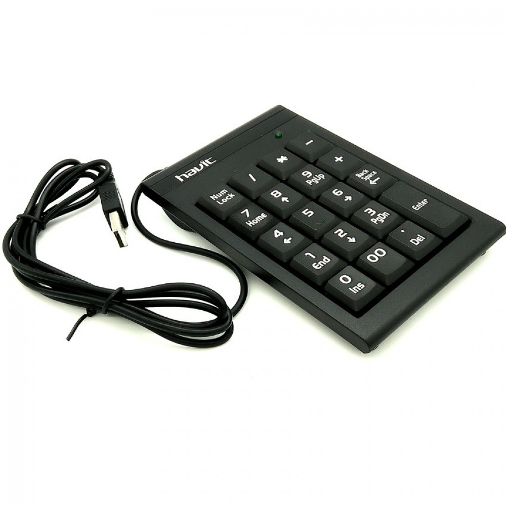 Havit HV-NK01 Usb 19 Keys Numeric Keypad Havit HV-NK01 Usb 19 Keys Numeric Keypad