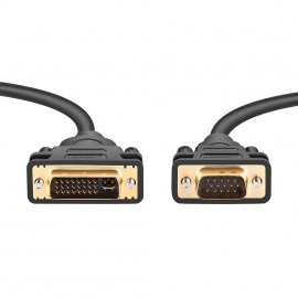 image of Original 1M Ugreen V102 DVI 24+5 Male to Vga Male Digital Video Cable