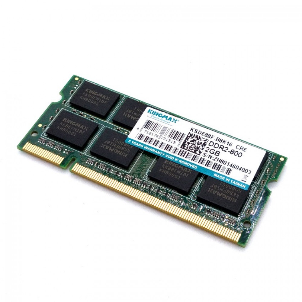 Official Kingmax DDR2 800MHz 2GB Notebook Memory SO-DIMM Ram (T11-5) Official Kingmax DDR2 800MHz 2GB Notebook Memory SO-DIMM Ram (T11-5)