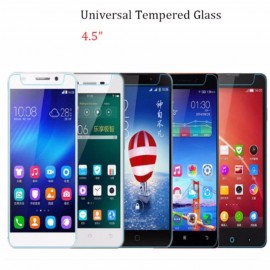 image of Universal Tempered Glass Screen Protector 4.5" Compatible 4.5 Inch Smart Phone