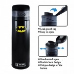 Zebra 0.5L Vacuum Flask - Batman/Superman