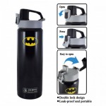 Zebra 0.6L Vacuum Bottle - Batman/Superman