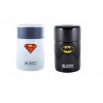 Zebra 0.5LT Vacuum Food Jar - Superman/Batman