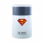 Zebra 0.5LT Vacuum Food Jar - Superman/Batman