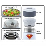 Zebra 0.5LT Vacuum Food Jar - Superman/Batman