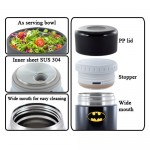 Zebra 0.5LT Vacuum Food Jar - Superman/Batman