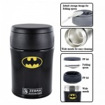 Zebra 0.38LT Vacuum Food Jar - Superman/Batman