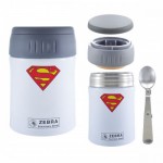 Zebra 0.38LT Vacuum Food Jar - Superman/Batman