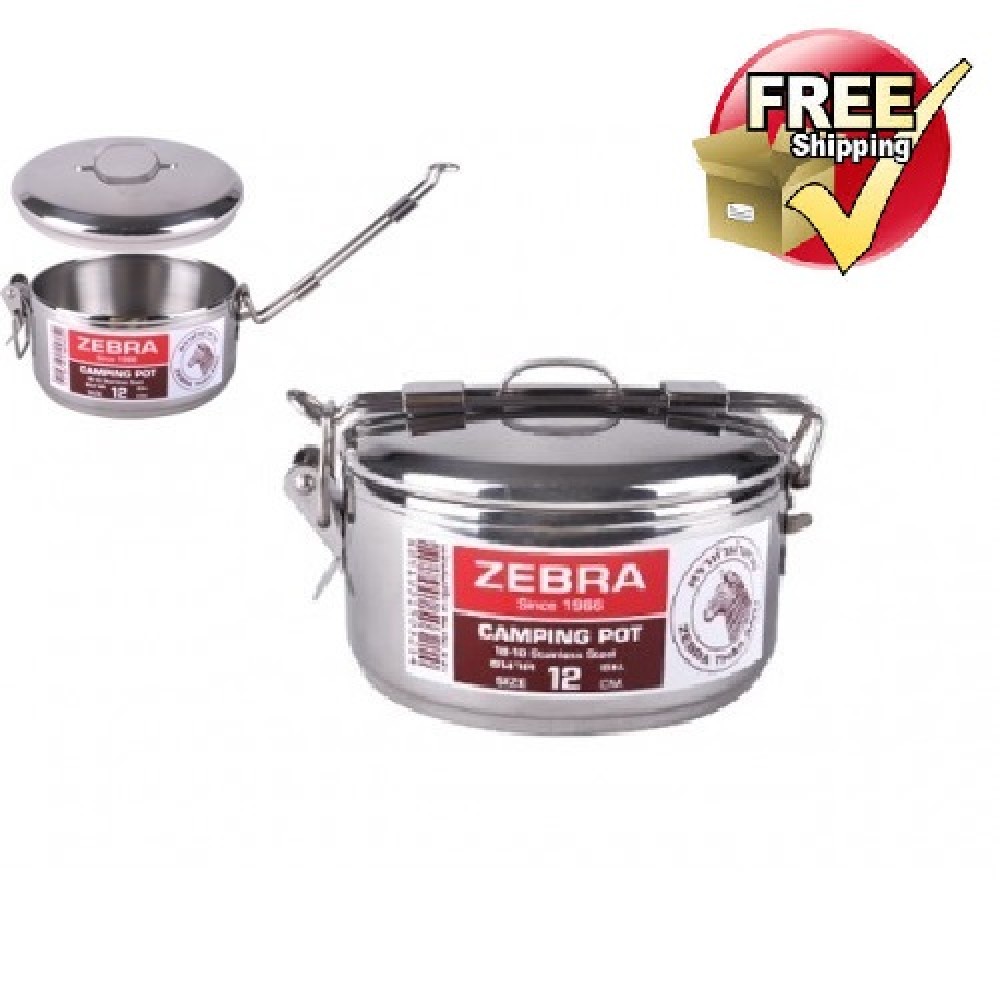 Zebra 12cm Camping Pot Zebra 12cm Camping Pot