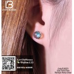 [Love Bijoux earrings series] S925 platinum plated earrings ELB033