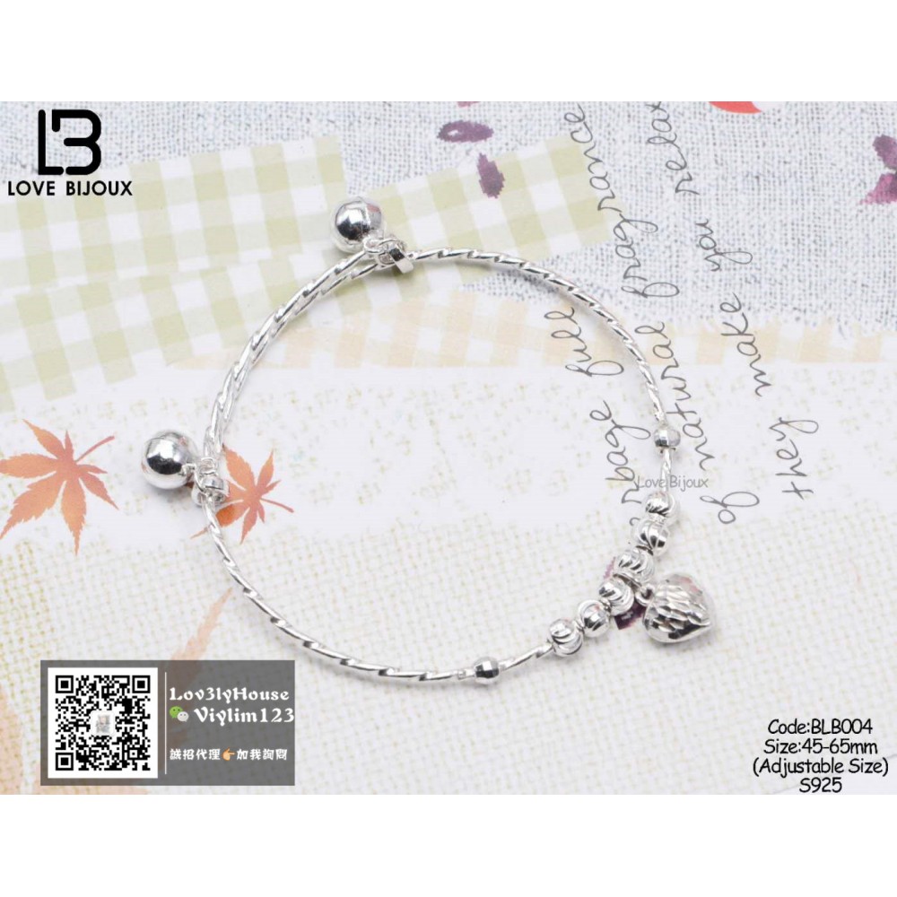 [Love Bijoux Sweetheart Series] Love Design Baby Bracelet BLB004