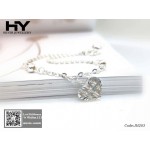 [HY Exclusive Series] S925 Sterling Silver Sweet Heart Shaped Abacus Bracelet JH203