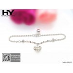 [HY Exclusive Series] S925 Sterling Silver Sweet Heart Shaped Abacus Bracelet JH203