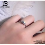 [Love Bijoux Romantic Series] S925 Platinum plated Romantic Corolla Ring RLB018