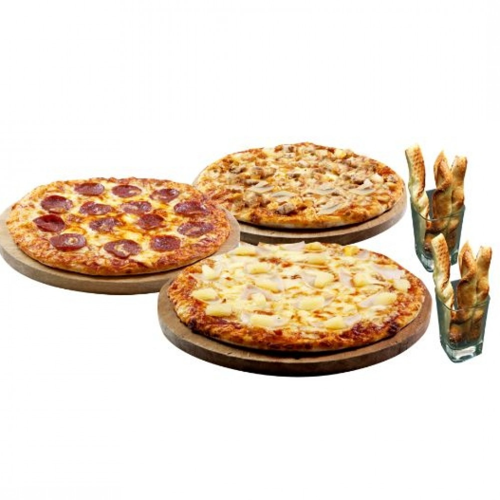 3 Large Favourites (Free 2 Twisty Garlic Bread) 3 Large Favourites (Free 2 Twisty Garlic Bread)