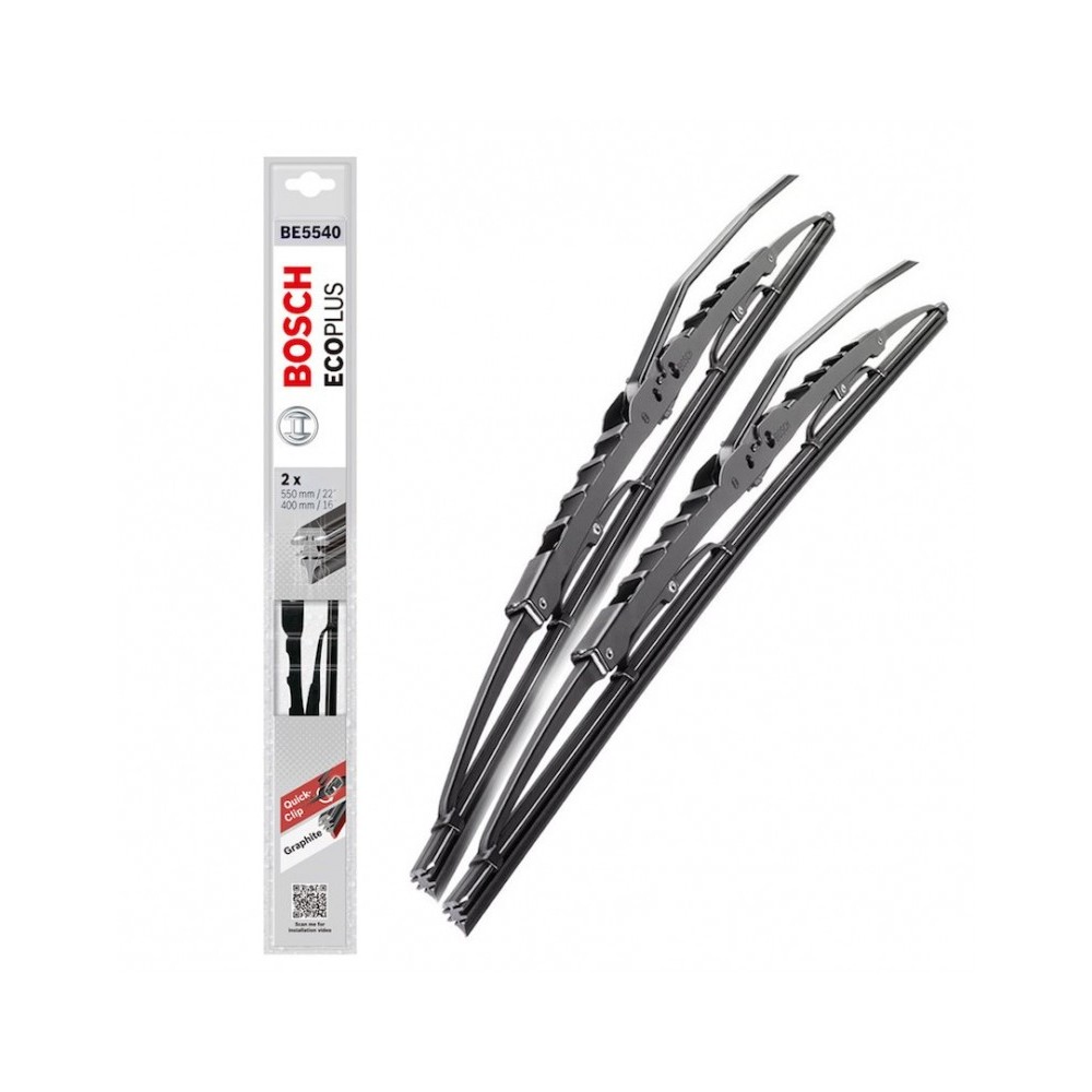 Myvi 05-13/ Avanza 04-13/ Innova 05-13 BOSCH ECOPLUS BE2016 Wiper Blade 20”/16” (Set)