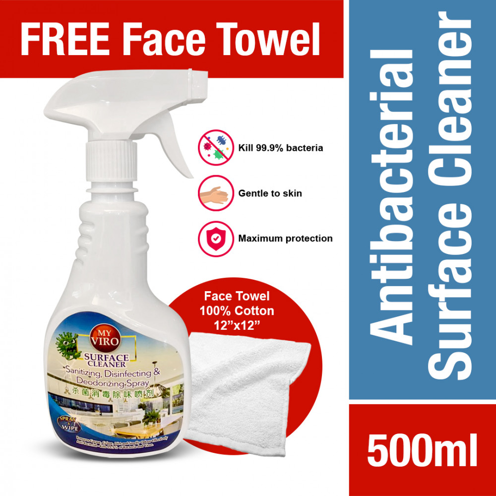 My VIRO Surface Cleaner - Kills 99.9% of bacteria-ReadyStock My VIRO Surface Cleaner - Kills 99.9% of bacteria-ReadyStock