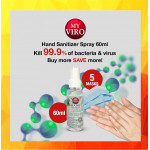 [Ready Stock][Combo Set]Hand Sanitizer 60ML & 3 Ply Disposable Face Mask