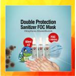 [Ready Stock][FOC 3 Masks]Hand Sanitizer Spray 60ML [Ethyl Alcohol 75% v/v] x 3btl