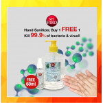 [Ready Stock]Hand Sanitizer[Buy 1Free 1]BUY Hand Sanitizer 500ML FREE Hand Sanitizer 60ML x1