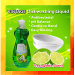 Vintage Dishwashing Liquid (Fresh Lime Scent 1000ml)