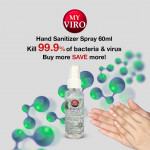 [Ready Stock]Hand Sanitizer[Buy 1Free 1]BUY Hand Sanitizer 500ML FREE Hand Sanitizer 60ML x1