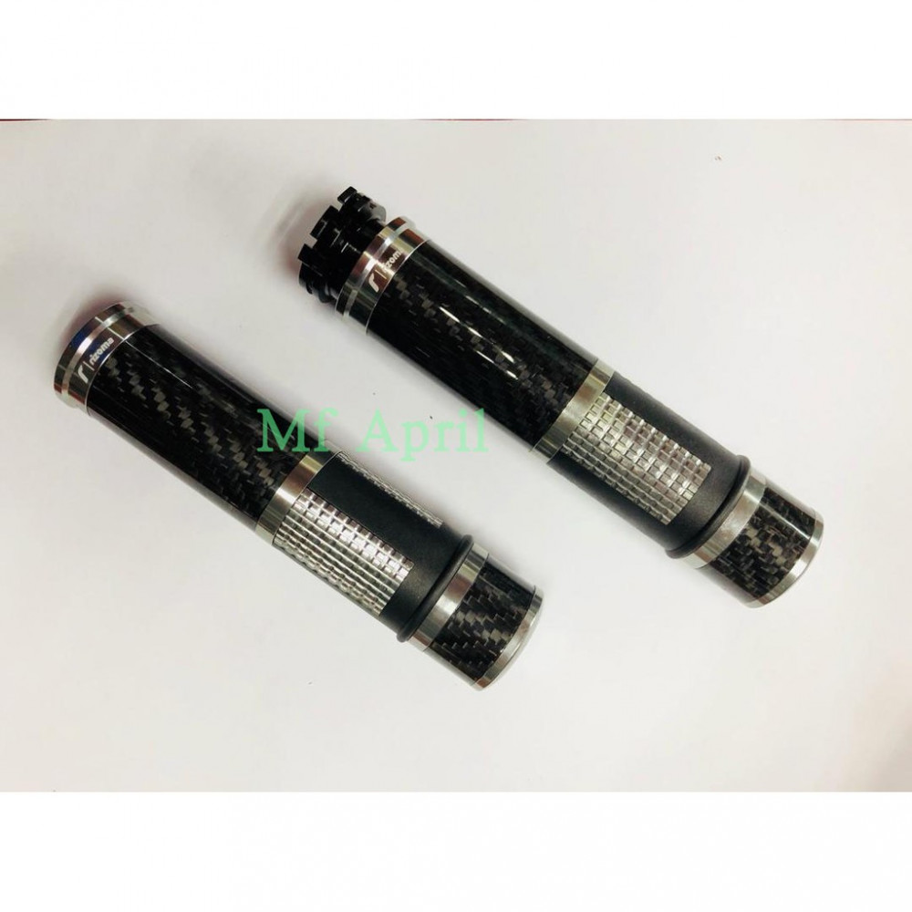 UNIVERSAL RIZOMA ALLOY THROTTLE HANDLE GRIP with balancer Black/Red/Orange UNIVERSAL RIZOMA ALLOY THROTTLE HANDLE GRIP with balancer Black/Red/Orange