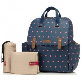 image of Babymel Robyn Convertible Backpack Diaper Bag (Origami Heart)