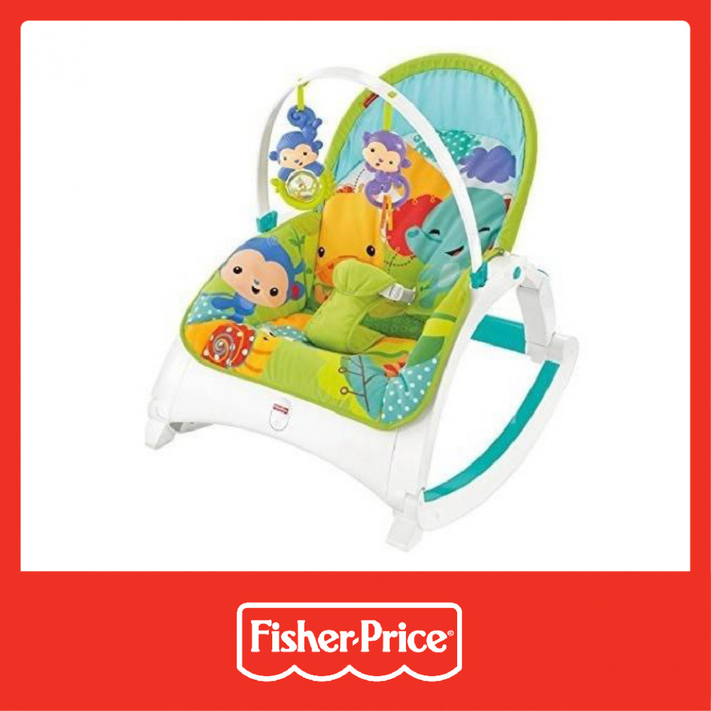 Fisher-Price Rainforest Friends Newborn To Toddler Portable Rocker Fisher-Price Rainforest Friends Newborn To Toddler Portable Rocker